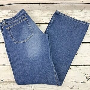Calvin‎ Klein Women's Boot Cut 100% Cotton Indigo Blue Denim Jeans [Size 11]